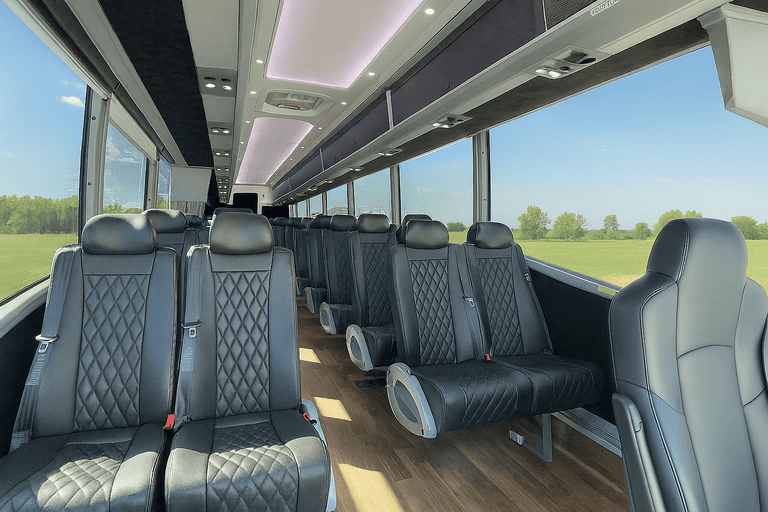 coach bus in The Colony